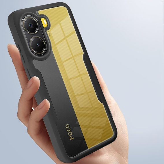 Case for Xiaomi Poco X7 Pro 5G, Shockproof, with film, black