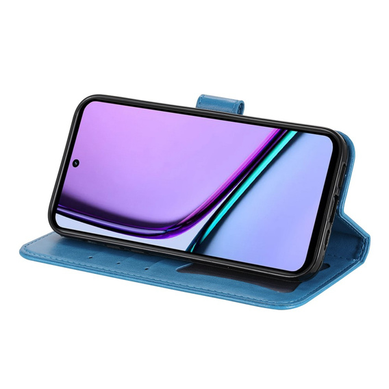 Flip case for Realme C67, Mandala, blue