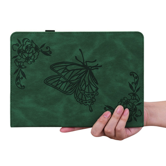 Case for Lenovo Tab M11, Butterfly, green