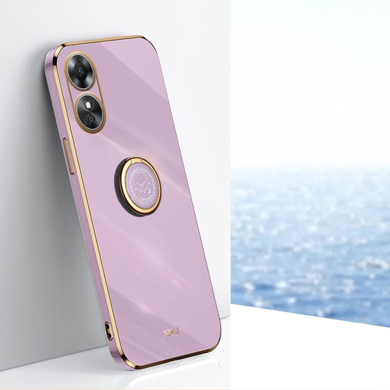 Case for Oppo A17, Electro Ring, purple