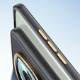 Leather case for Honor Magic 6 Pro 5G, leather hybrid, black