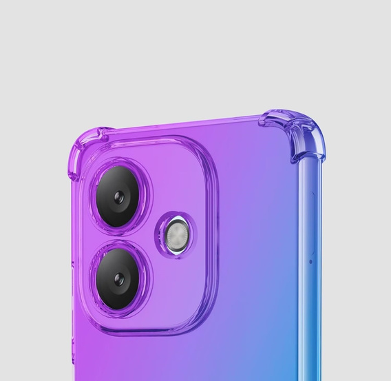 Case for Oppo A40 / Oppo A40m, Gradient Dropproof, Purple / blue