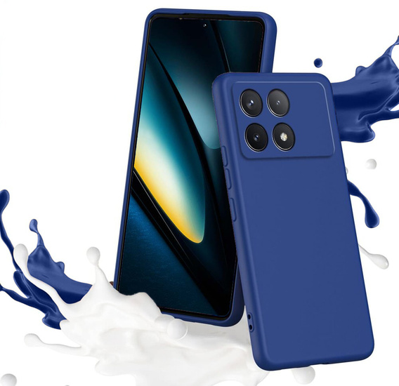 Case for Xiaomi Poco F6 Pro, Silicone Lite, blue