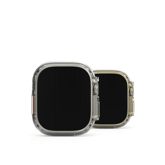 RINGKE case for Apple Watch 4/5/6/SE 40mm, Slim, 2-Pack, Clear/Black