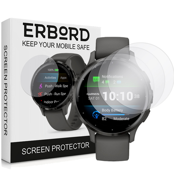 3x ERBORD hydrogel film for Garmin Venu 3S
