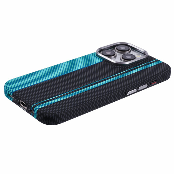 MagSafe's iPhone 13 Pro Max Case, Carbon Fiber, black / blue