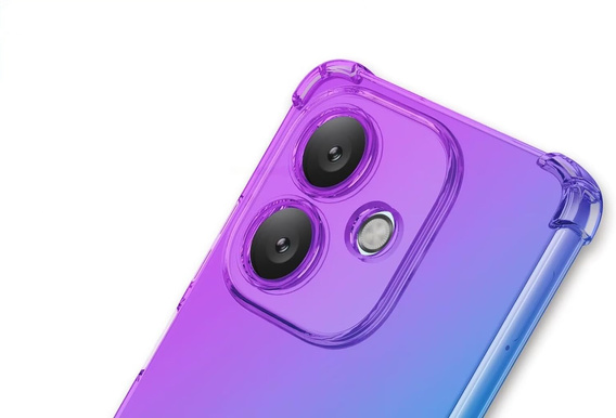 Case for Oppo A40 / Oppo A40m, Gradient Dropproof, Purple / blue