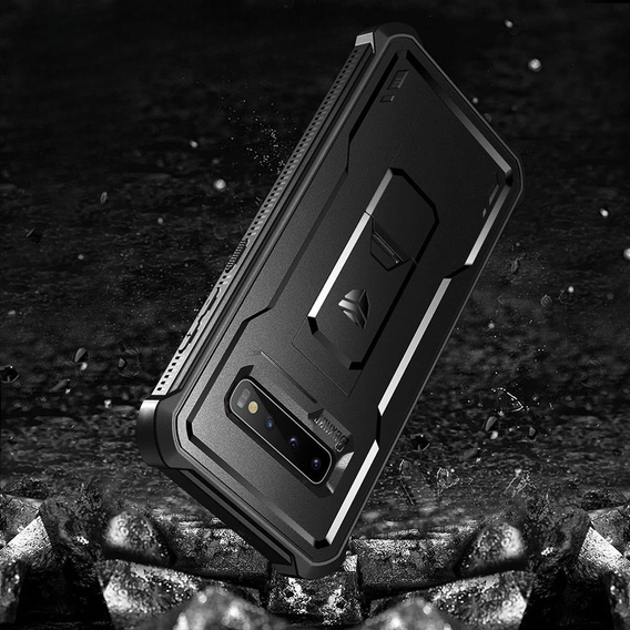 Armored case for Samsung Galaxy S10 Plus, Dexnor Full Body, black