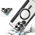 Flip case for Samsung Galaxy S25 Ultra, RFID Wallet MagSafe CamShield, black