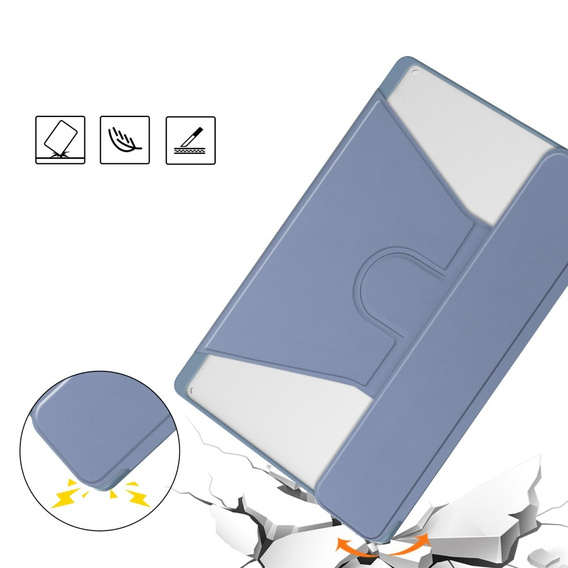 Keyboard case for Lenovo Tab M11 10.95" / Idea Tab 11" / Tab K11 11" (2 gen.), Rotary 360° Leather, purple