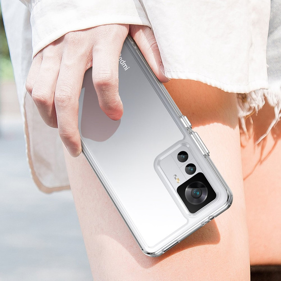Case for Xiaomi 12T Pro 5G, Fusion Hybrid, transparent