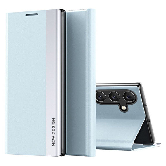 Flip case for Samsung Galaxy S24 FE, Side Magnetic, blue
