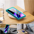 Waterproof case for Samsung Galaxy S24 Ultra, Redpepper, for MagSafe, blue