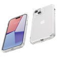 Spigen case for iPhone 15, Ultra Hybrid, transparent + 9H Tempered Glass