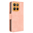 Flip case for Motorola Moto G15 / Motorola Moto G15 Power, Card Slot, pink
