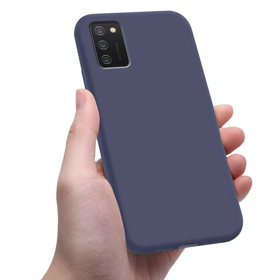 Thin Case for Samsung Galaxy A02s, Slim, dark blue