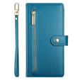 Flip case for Oppo Reno 13F 5G, Wallet Zipper Pocket, blue