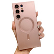 Case for Samsung Galaxy S23 Ultra, ColorMag, for MagSafe, pink