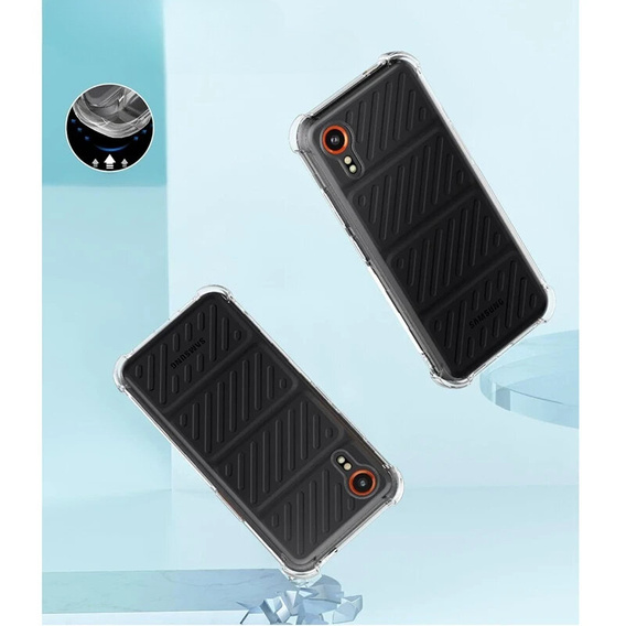 Case for Samsung Galaxy Xcover 7, Dropproof, transparent