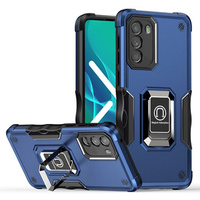 Case for Motorola Moto G52 / G82 5G, Dual-Layer Armor, blue