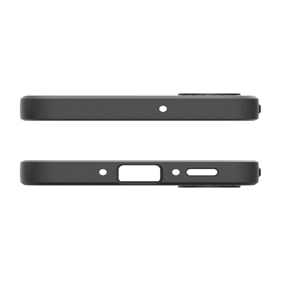 Spigen case for Samsung Galaxy A26 5G, Liquid Air, black + 9H Tempered Glass