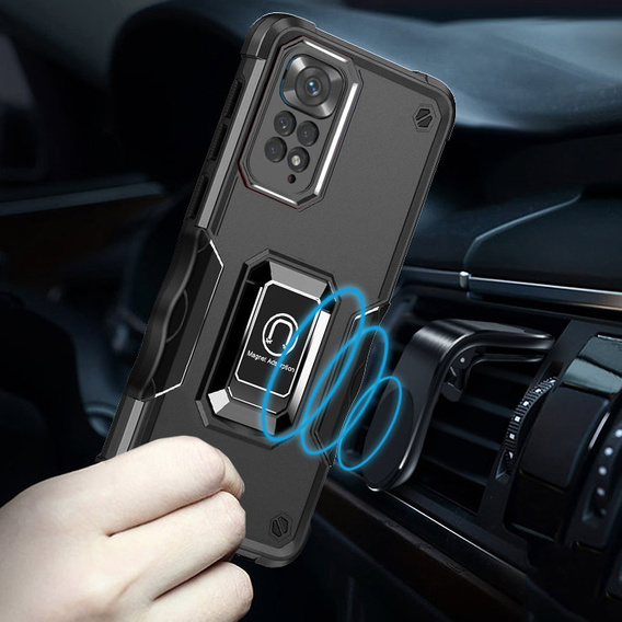Case for Xiaomi Redmi Note 11 / 11S, Dual-Layer Armor, black