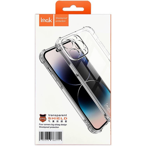 IMAK case for Oppo Reno 10 / 10 Pro, Dropproof, transparent