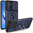 Case for Samsung Galaxy A34 5G, CamShield Slide, blue