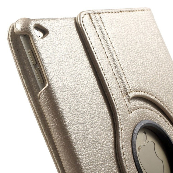 Case for iPad Air 2 9.7" 2014 TB330FU 10.95", Rotating 360, gold
