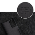 MELKCO flip case for Samsung Galaxy Note 20 Ultra, leather, flip, black
