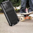 Case for iPhone 15 Pro, R-JUST, armoured, black
