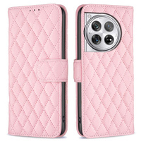 Flip case for OnePlus 12 5G, Wallet, BINFEN COLOR, pink