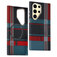 MagSafe's Samsung Galaxy S24 Ultra Case, Carbon Fiber, blue / red