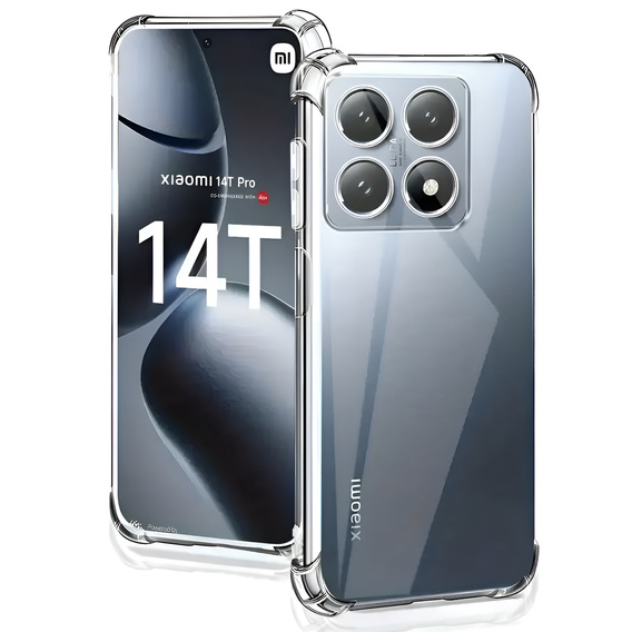 Case for Xiaomi 14T, Dropproof, transparent