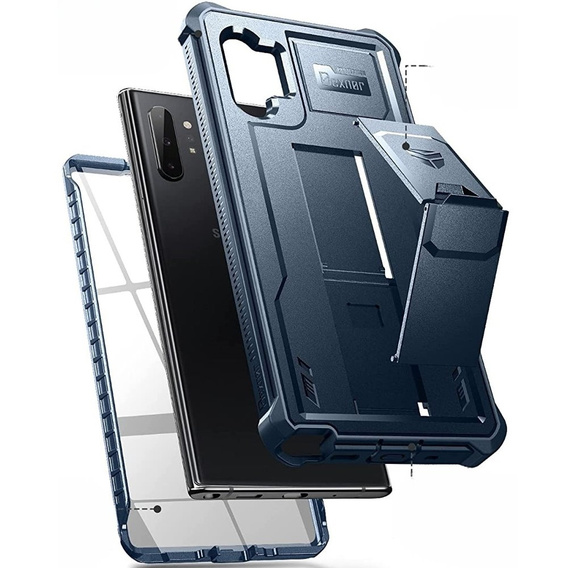 Armored case for Samsung Galaxy Note 10 Plus Dexnor Full Body, Dexnor Full Body, blue