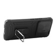 Armored Case for Xiaomi Redmi Note 13 Pro 5G, CamShield Slide, black + Tempered Glass 9H