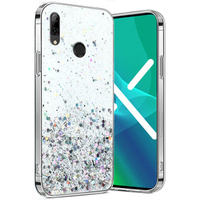 Case for Huawei P Smart 2019, Glittery, transparent