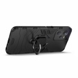 Case for Realme C35, Kickstand Ring, black