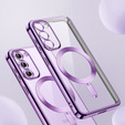 Case for Samsung Galaxy S23, Electro MagSafe, purple + Screen Glass