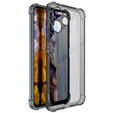 IMAK case for Xiaomi Redmi 12 4G, Dropproof, transparent / black