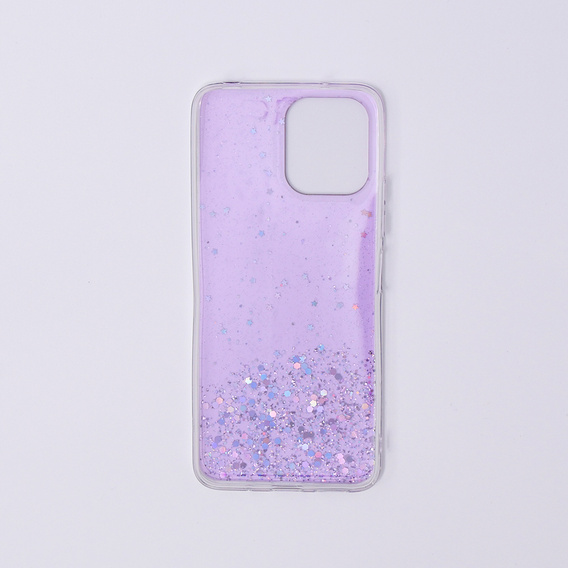 Case for Xiaomi Redmi 12, Glittery, purple