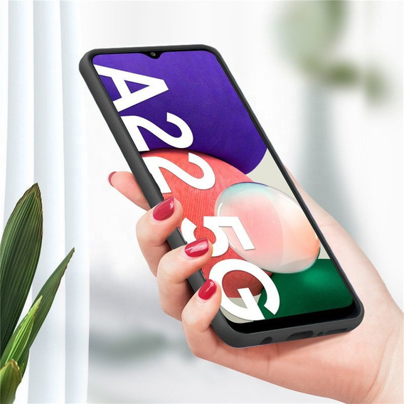 Case for Samsung Galaxy A22 5G, Silicone Lite, black