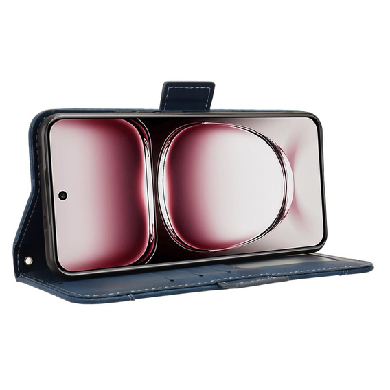 Flip case for Oppo Reno 12, Card Slot, dark blue