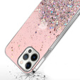 Case for iPhone 13 Pro, Glittery, pink