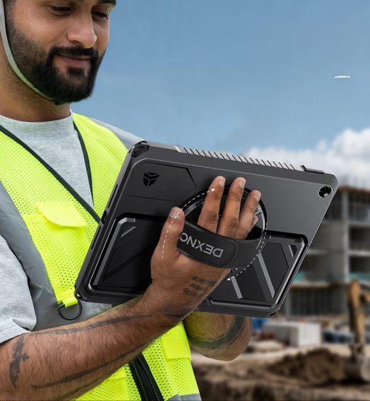 Dexnor 360° case with strap and stylus holder for iPad 10.2" 2021/2020/2019 (9th/8th/7th gen.)