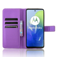 Flip case for Motorola Moto G24 / G24 Power / G04, Wallet Smart Magnet, purple