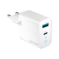 45W GaN mains charger USB-C + USB