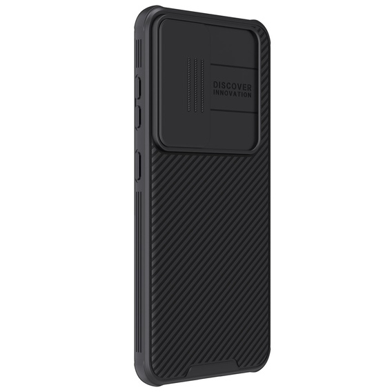 NILLKIN Case for Samsung Galaxy S24, Silicone CamShield Case for MagSafe, black