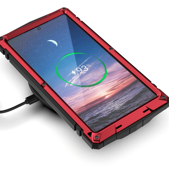 Armored case for Samsung Galaxy S25 Ultra, R-JUST, red