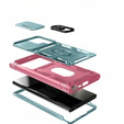Case for Samsung Galaxy S23 Ultra, CamShield Slide, green / pink